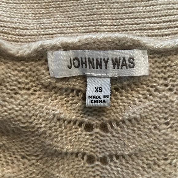 Johnny Was cashmere and linen Camille Kimono sweater - XS - Picture 3 of 4
